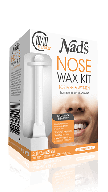 Nads Hair Removal Nose Wax Kit for Men & Women