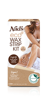 Nads Hair Removal Eco Wax Strip Kit